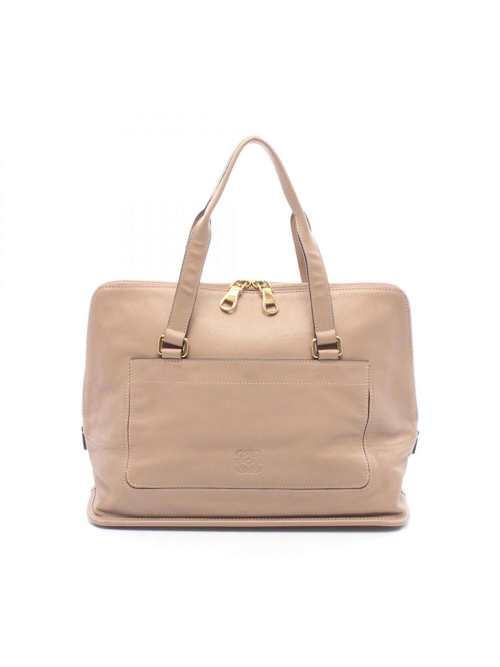 Loewe Anagram Tote Handbag Leather Pink #367520L35B